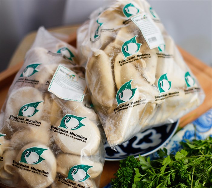 Манты с рубленным мясом индейки, 1 кг. 1672