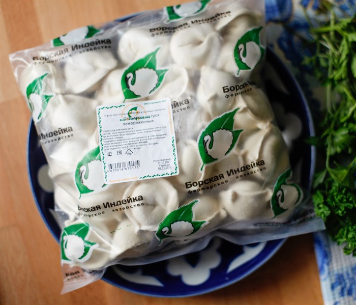 Пельмени из гуся, 1 кг 1674