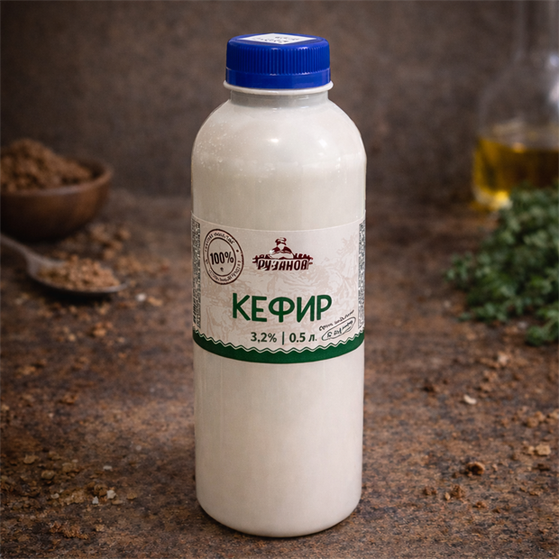 Фермерский Кефир 3,2% 500мл 1734